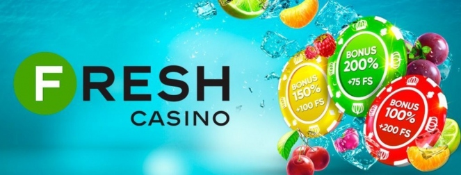 Fresh Casino - зустрічайте нове популярне онлайн казино на території України!